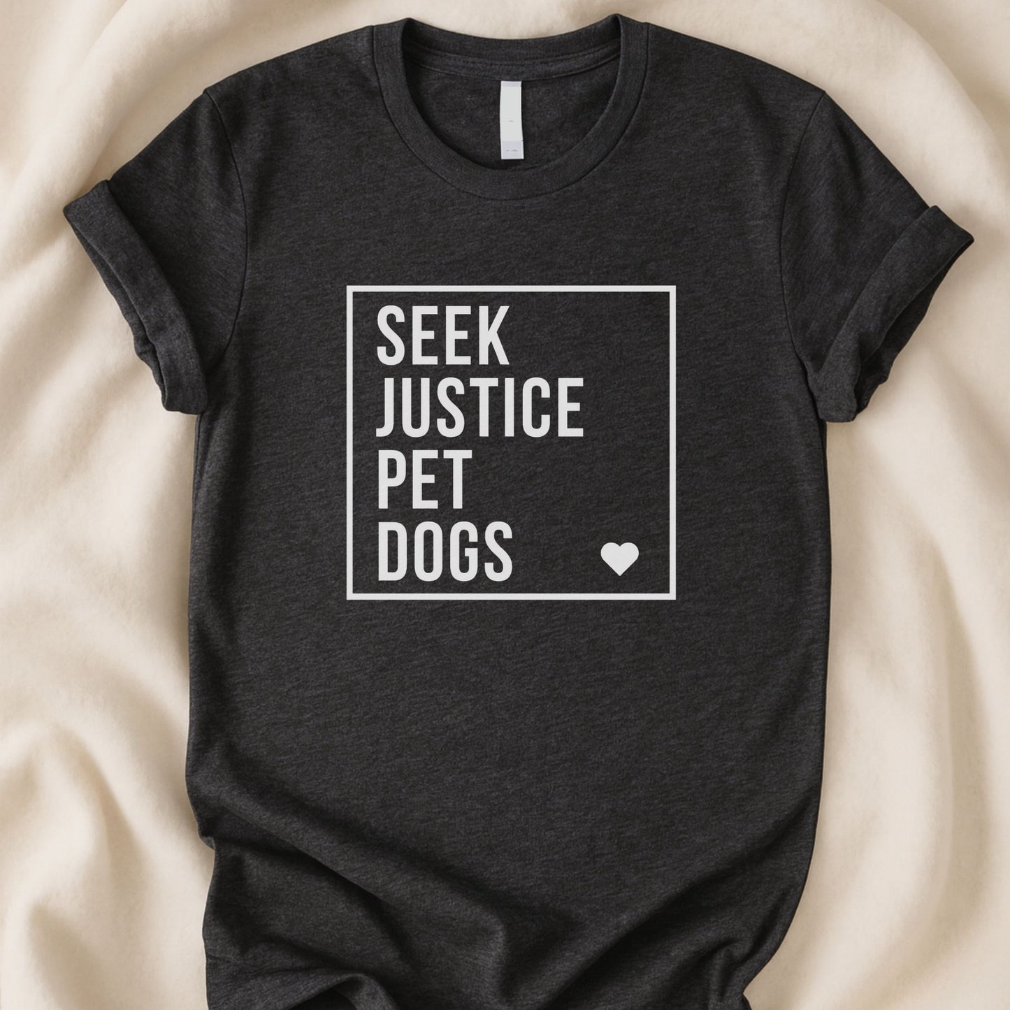 Seek Justice Pet Dogs | Unisex Graphic T-shirt - Zeke Squad