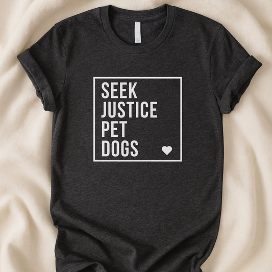 Seek Justice Pet Dogs | Unisex Graphic T-shirt - Zeke Squad