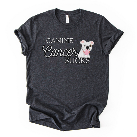 Canine Cancer Sucks w/ Zeke | Unisex Graphic T-shirt