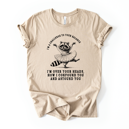 I'm a Challenge to Your Balance | Unisex Graphic T-shirt