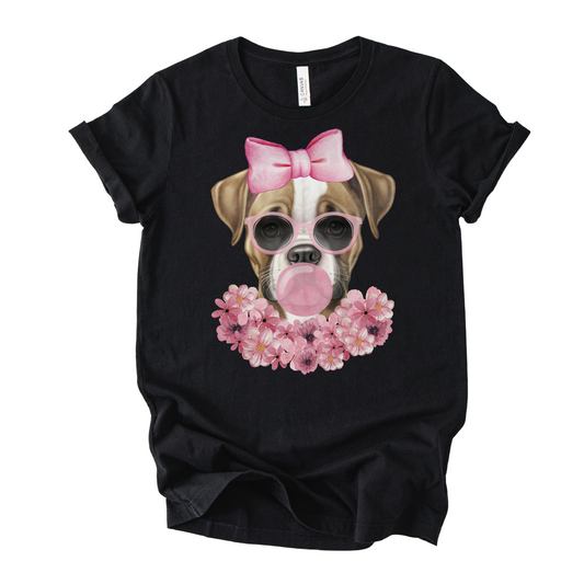 Pretty in Pink Boxer | Unisex Graphic T-shirt