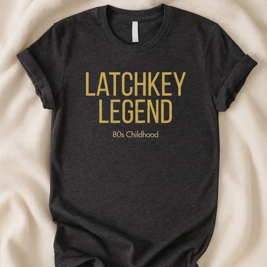Latchkey Legend T-Shirt | Funny Gen X Nostalgia Tee - Zeke Squad