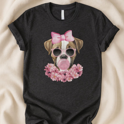 Pretty in Pink Boxer | Unisex Graphic T-shirt - Zeke Squad