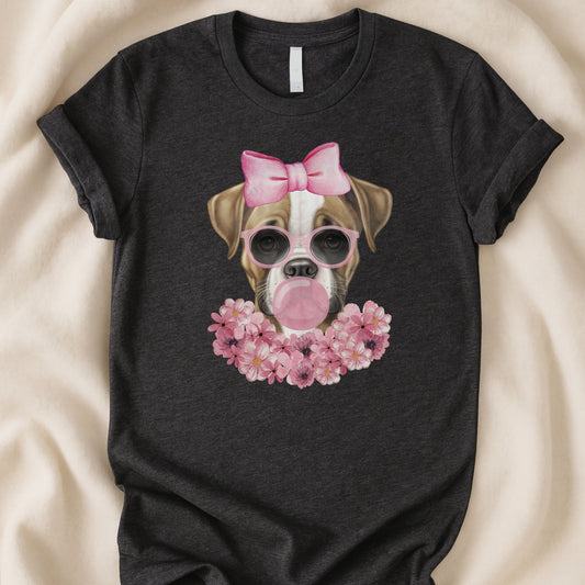 Pretty in Pink Boxer | Unisex Graphic T-shirt - Zeke Squad