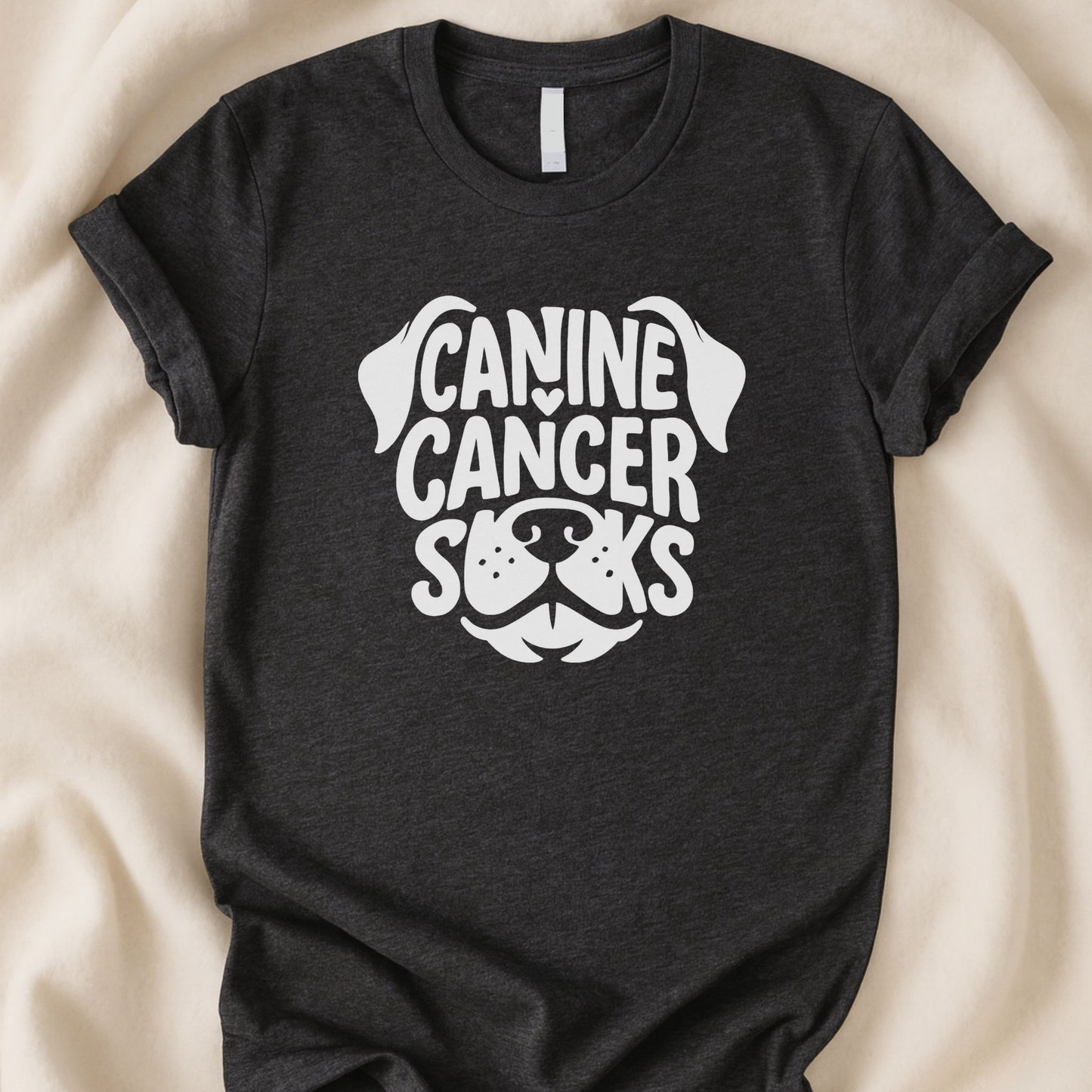 Canine Cancer Sucks T-Shirt | Dog Parent Awareness Tee – Zeke Squad - Zeke Squad