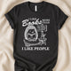 I Like Books More Than People T-Shirt | Funny Animal Book Lover Tee – Zeke Squad - Zeke Squad